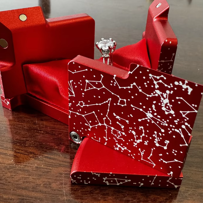 AlloyCube Ring Box